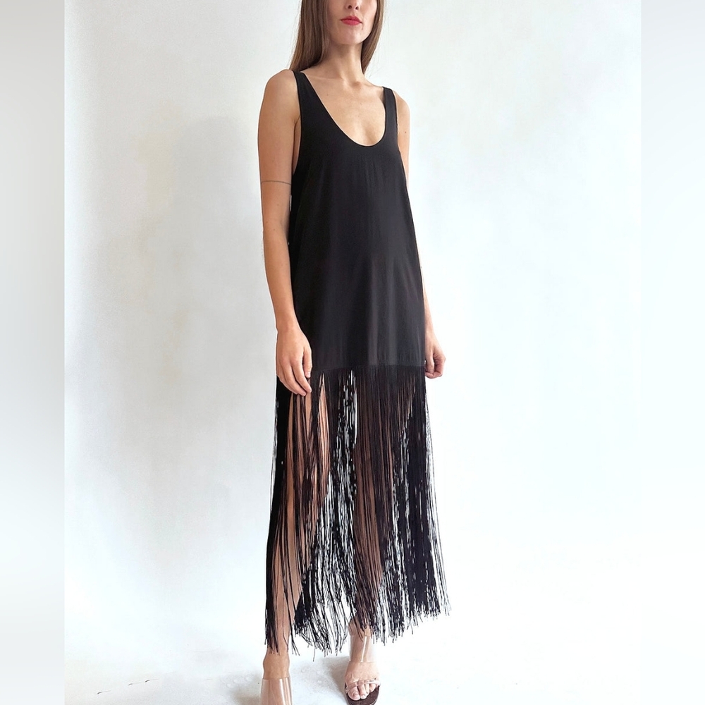 Mr. Larkin Tassel Slip Dress